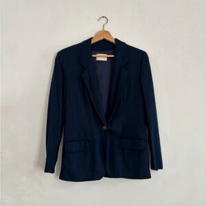 Pendleton 100% Wool Dark Blue Women's Blazer